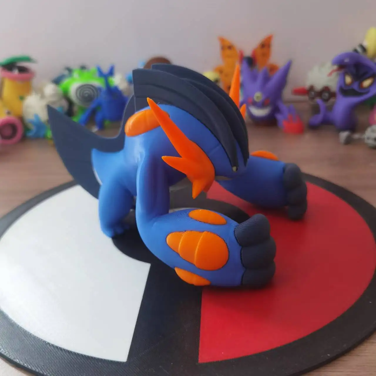 New Anime Pokemon Swampert Scale World 1:20 Action Figure Cute Doll 3D Print Model Desktop Decoration Children Holiday Toy Gift