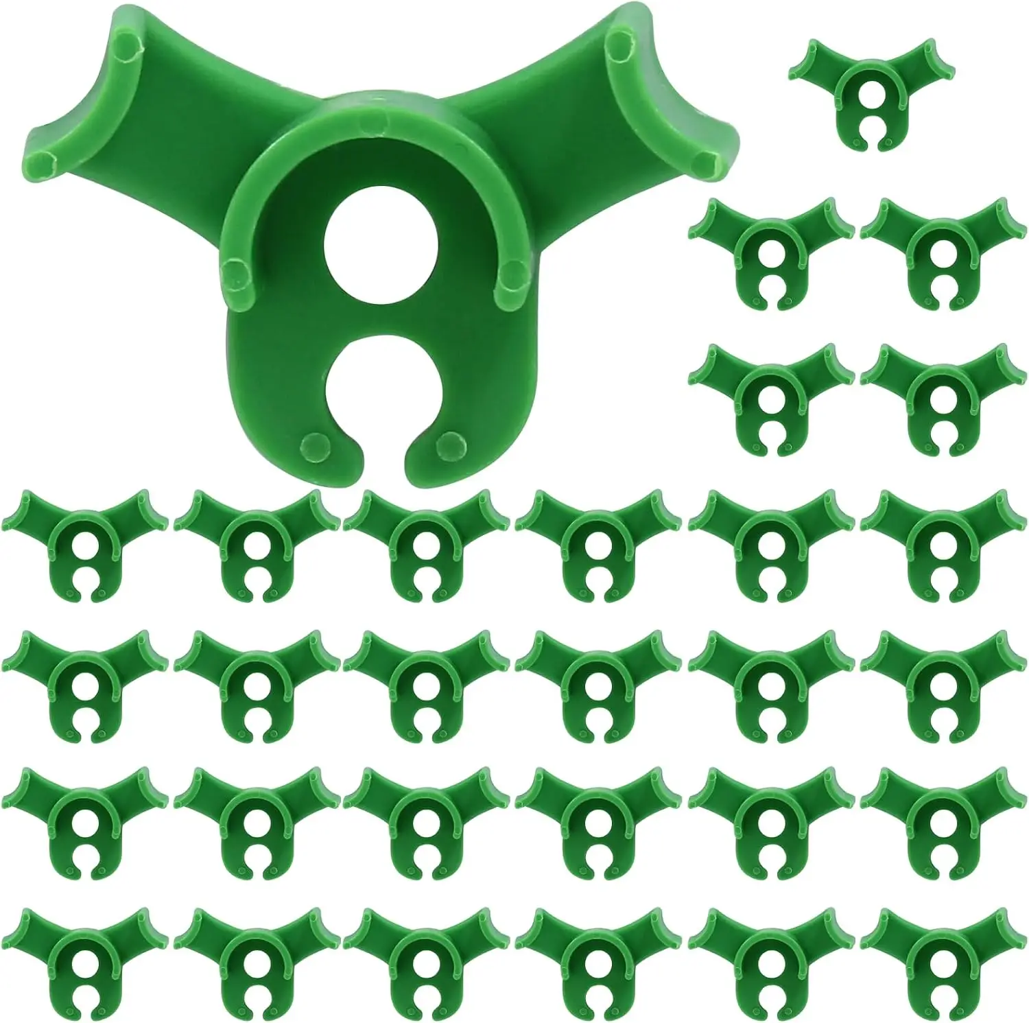 20/100Pcs Plant Clamp Bending Device Flower Vine Branches Plant Stem Training Clips Plant Growth Control Support Garden Supplies