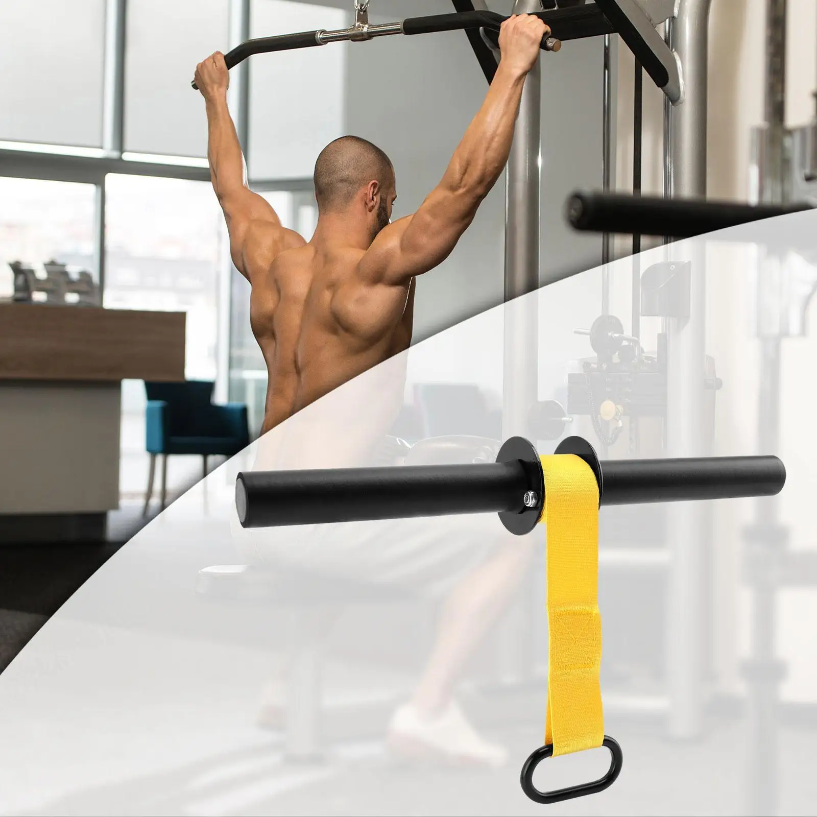 Rouleau de poignet pour exercices d'avant-bras, poignée de maintien en fer, outil de renforcement des bras pour usage domestique et en salle de sport
