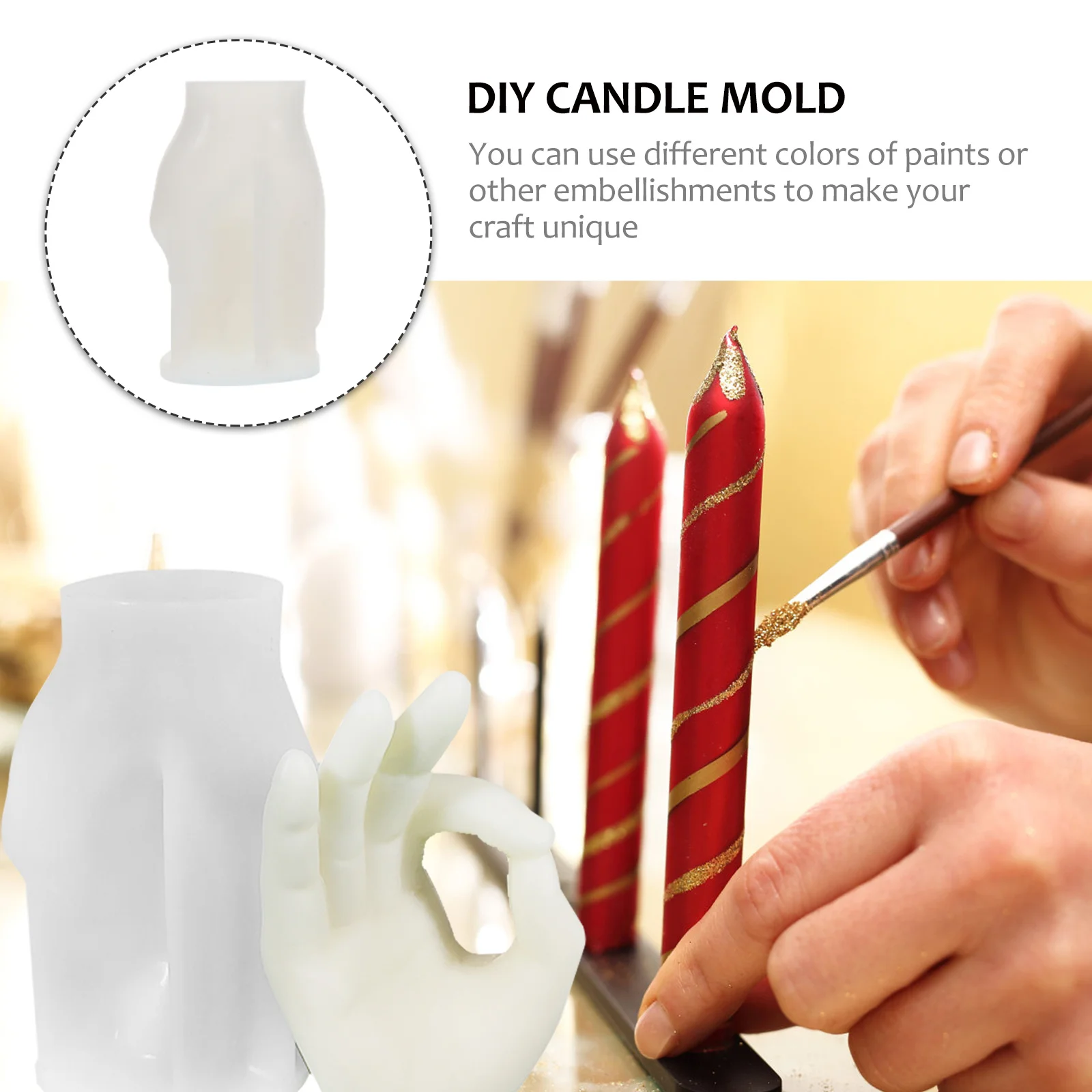 

Home Decor DIY Molds Reusable Adornment Mould Crafts Art Making Silicone