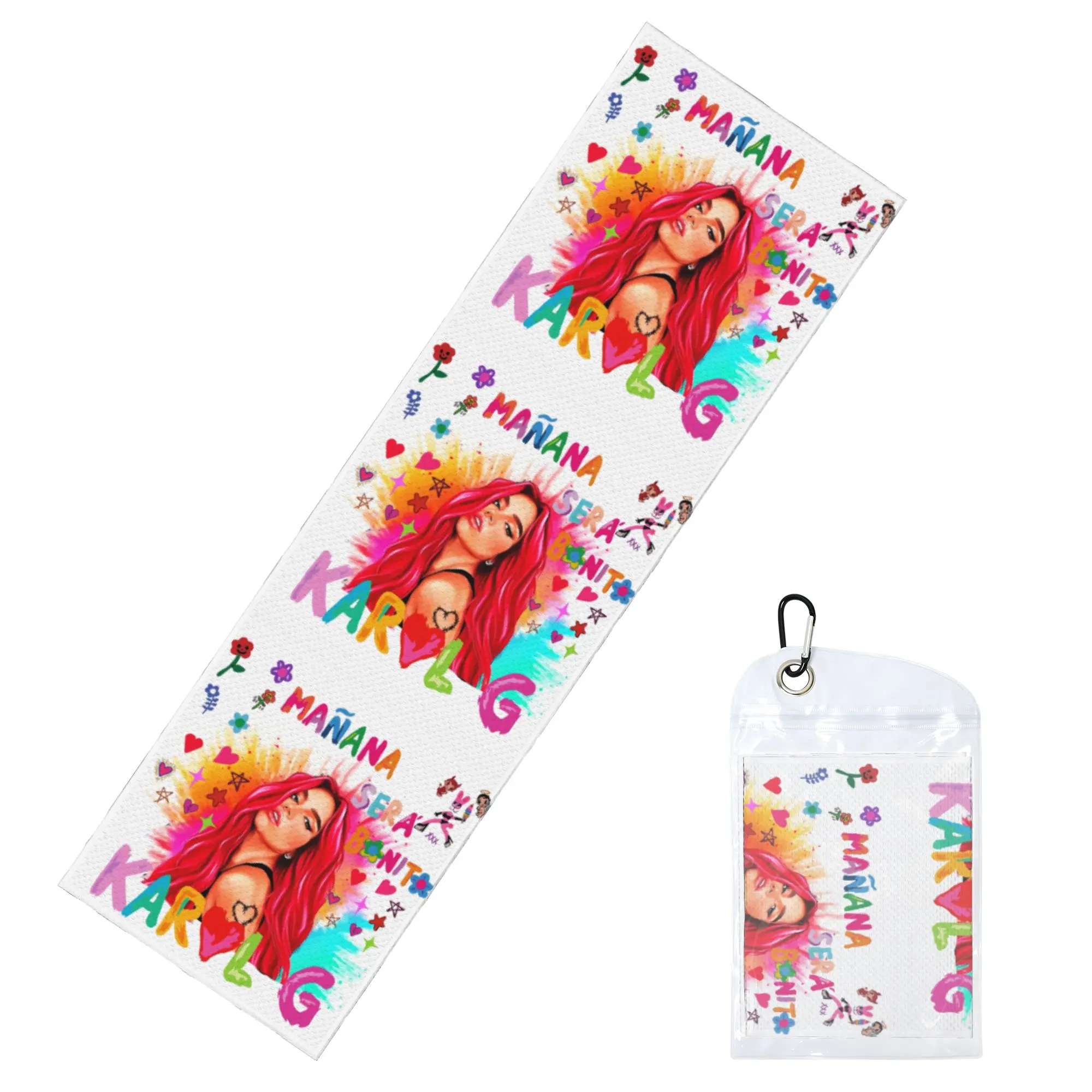 Manana Sera Bonito Karol G Cold Exercise Towel Face Towel Quick Dry  Shower Breathable Cold Towel