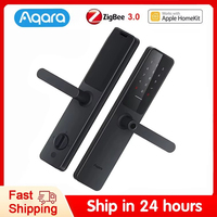 Aqara A100 Pro Smart Door Lock Zigbee Bluetooth 5.0 NFC Card Lock  A100Pro Smart Fingerprint Unlock Work with Apple Homekit