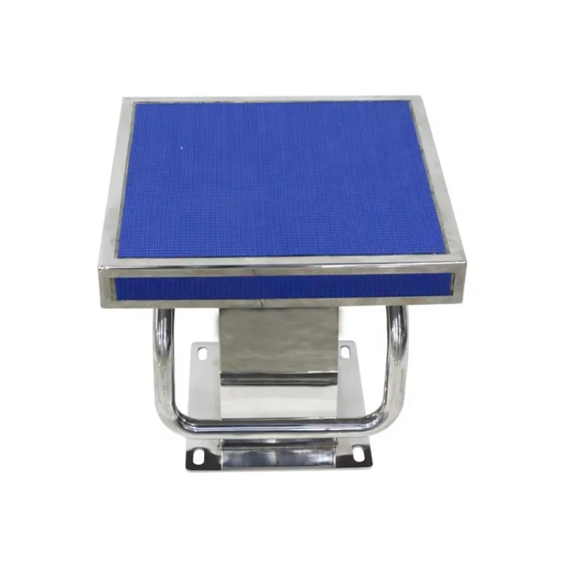Competition Pool Race Jumping Board ABS Stainless Steel Standard 1 Level Swimming Pool Starting Blocks