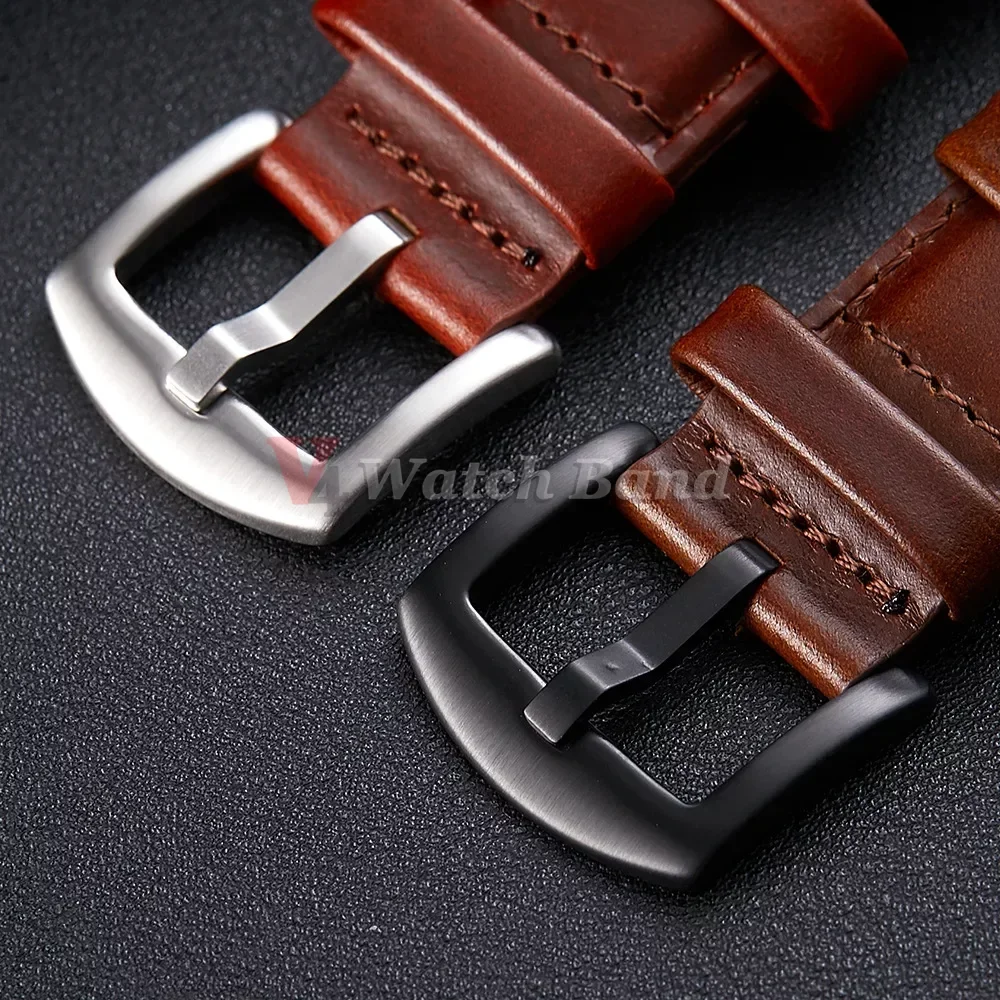 Solid Buckle Metal Watch Band Buckles Stainless Steel Watch Strap Clasp Pin Button 16mm 18mm 20mm 22mm 24mm Watch Accessories