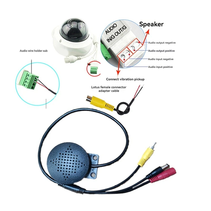 Waterproof Mini Speaker Waterproof Mini Amplifier Microphone Speaker Highway Audio For Outdoor