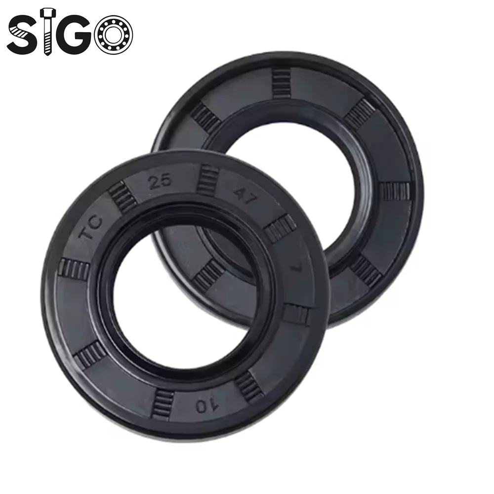 10pcs/NBR Shaft Oil grease Seal TC-32*52*10 Rubber Covered Double Lip With Garter Spring