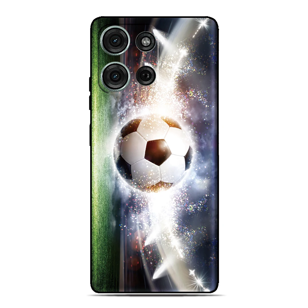 Football Soccer Phone Case For Motorola Moto G87 G47 G37 G56 G86 G84 G54 G24 G06 G15 Power G04s G8 Lite One Vision Macro Cover view 3