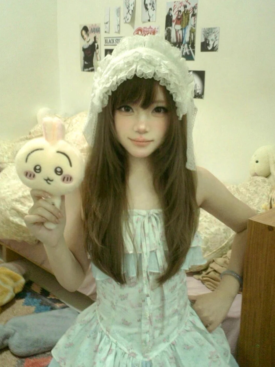 

Милая кружевная повязка для волос в стиле Лолиты для девочек, женская повязка для волос KC, японский Sle, косплей, аниме, головной убор для горничной, аксессуар для декора волос для девочек