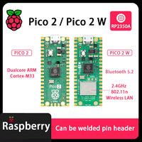 Original Raspberry Pi Pico 2 Pico 2 W Pico 2-Solder Pico 2 W-Solder Pin Basic kit Header RP2350A  Wireless LAN Bluetootn 5.2