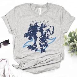 Digimon-女性と女の子のためのグラフィックTシャツ,女性のための原宿服,ストリートウェア,楽しいデザイン