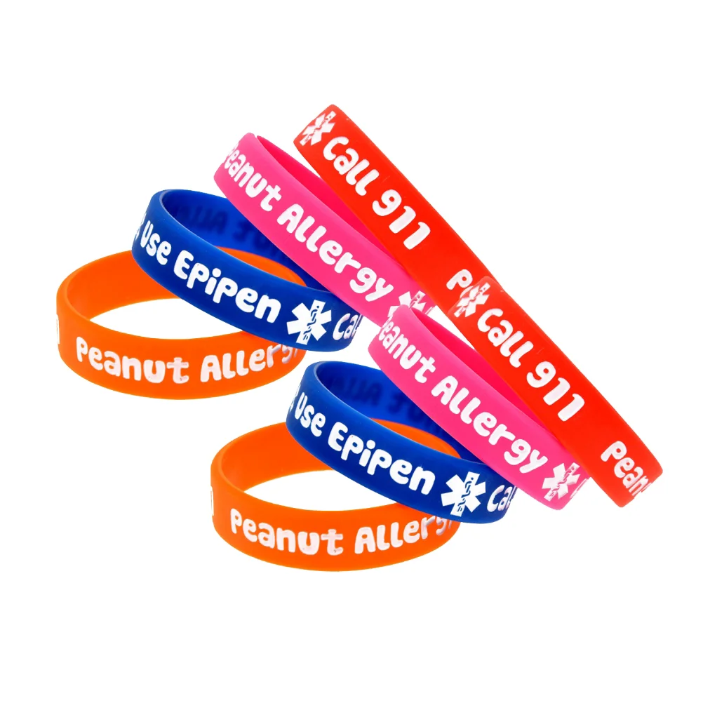 

4 Pcs Kid Bracelet Girls Bracelets for Boys Prevent Allergy PVC Child Wristbands