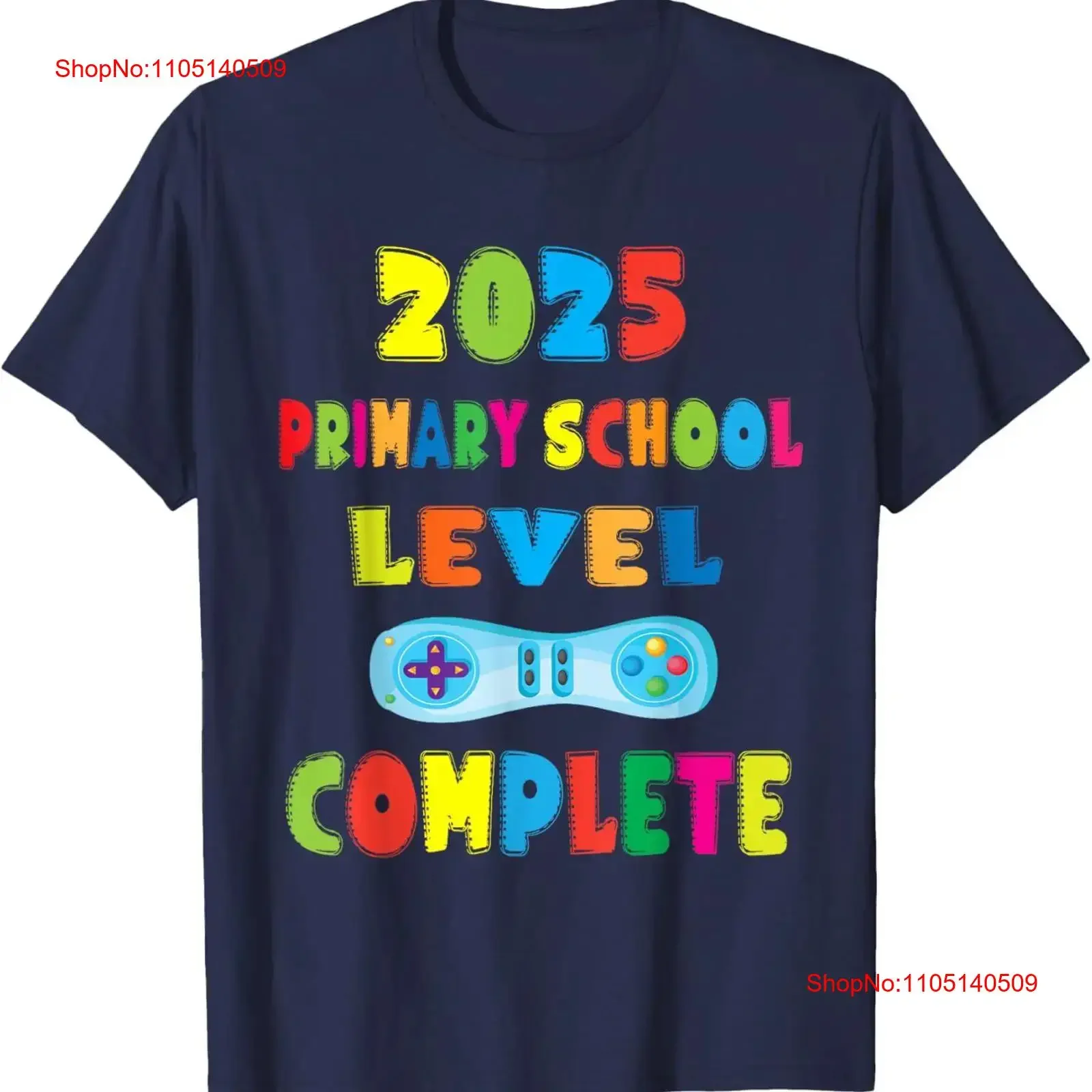 

Primary School Year 6 Leaver 2025 Gamer Level Complete T Shirt vintage Washed homme Stretched designer clothes