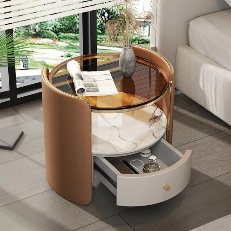 Aesthetic Modern Nightstand Small Storage Small Apartment Nightstands Luxury Trendy Mesinhas De Cabeceira Home Furniture