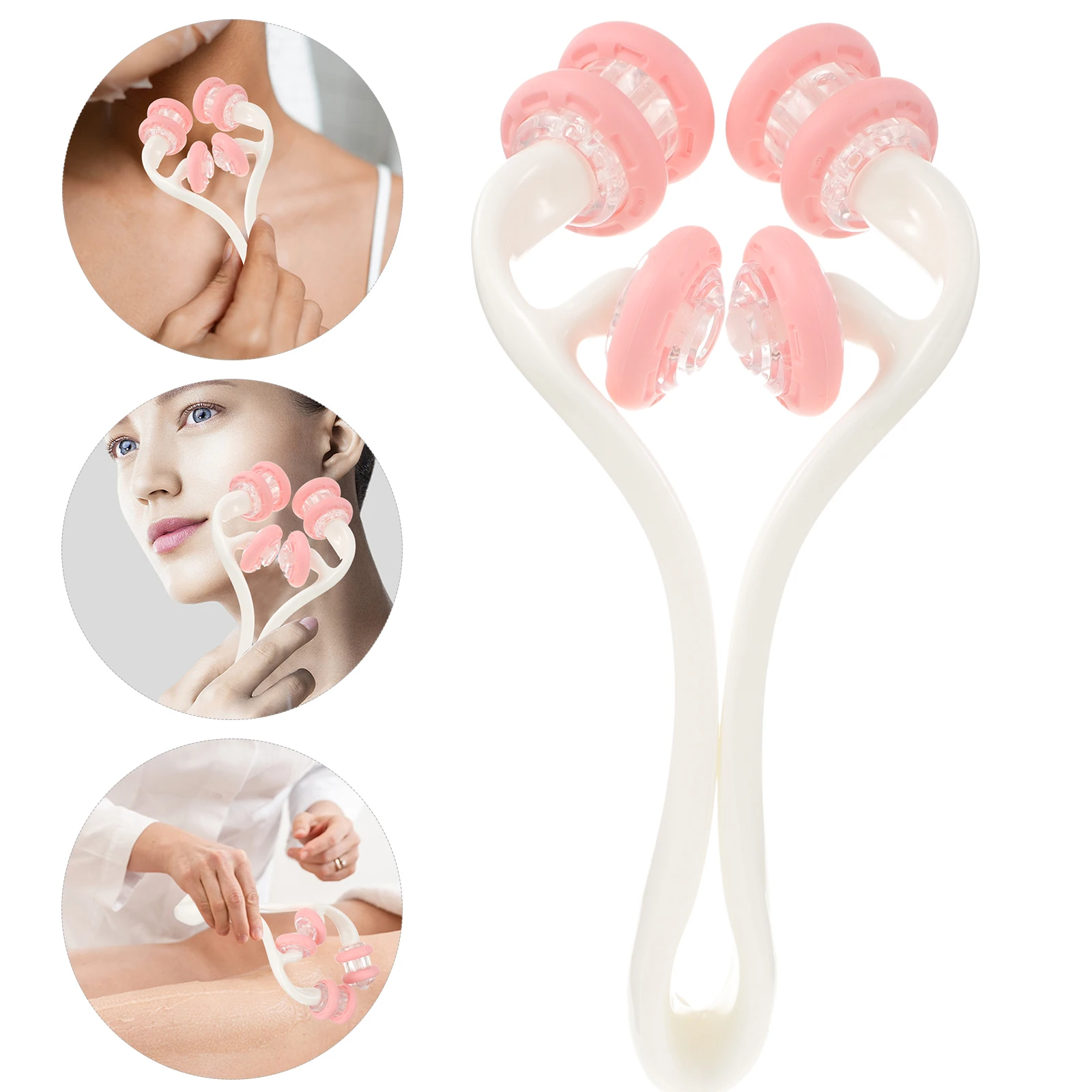 

Роликовый массажер для шеи, портативный самомассажер для глубоких тканей для миофасциального релиза, инструмент для восстановления мышц, облегчение боли в шейном и позвоночнике