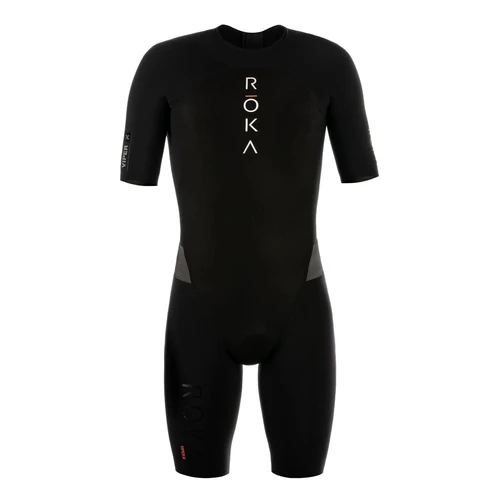 Imagen 1 del producto Traje de triatlón ROKA para Hombre, Jersey de Ciclismo de manga corta, mono, traje de triatlón, Trisuit, Ropa para correr