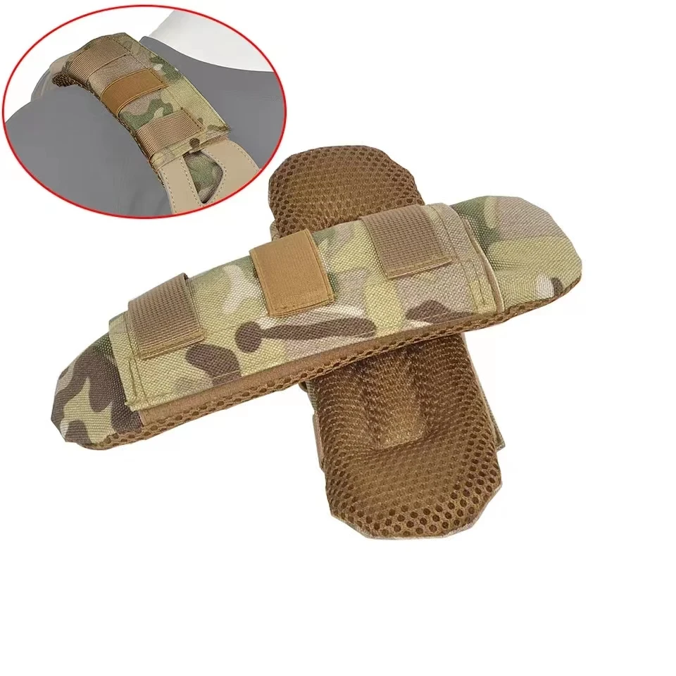 Tactical Vest Shoulder Strap Pad 1 Pair For FCPC/JPC Accessories Comfort Cushion Nylon Mesh Protect Pads Molle 1000D