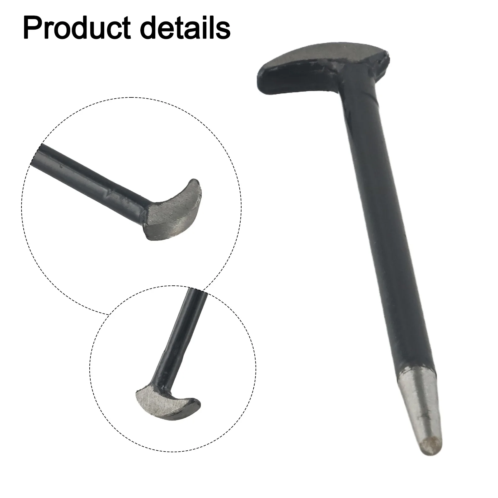 Double-Ended Nail Puller, High-Carbon Steel Multifunctional Pry Bar And Nail Remover Tool For Woodworking Demolition Repair, 12
