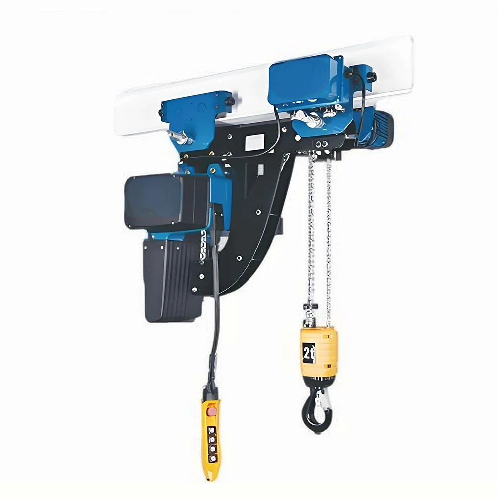 Double Track Heavy Industrial Electric Hoist Wireless Remote Control Electric Wire Rope Hoist with Motor Premium