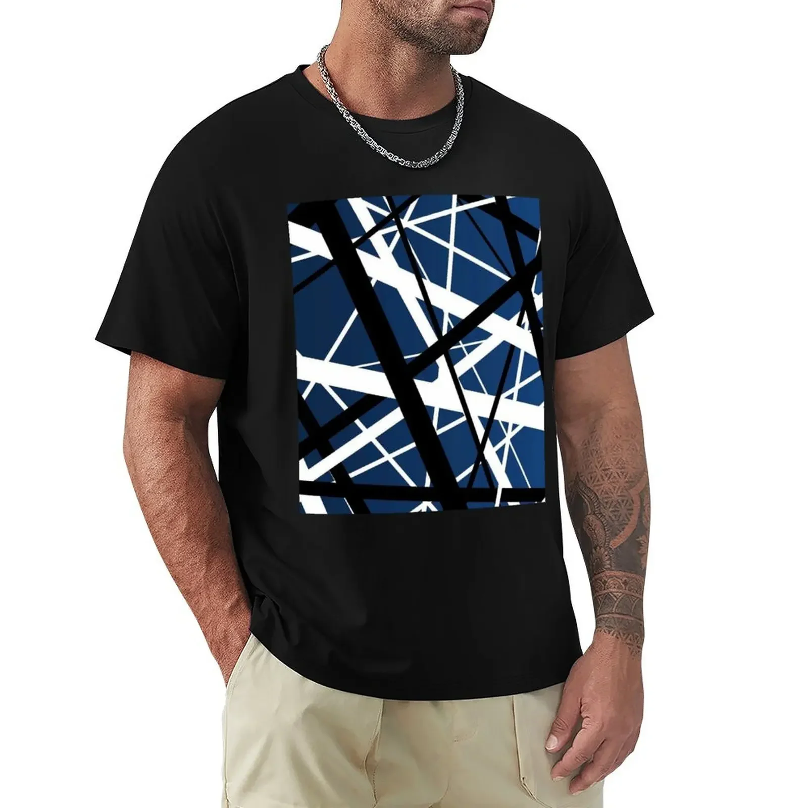 EVH T-Shirt Aesthetic clothing summer tops mens t shirts pack heavyweight Round Neck graphic harajuku men clothing New Arrival image 3