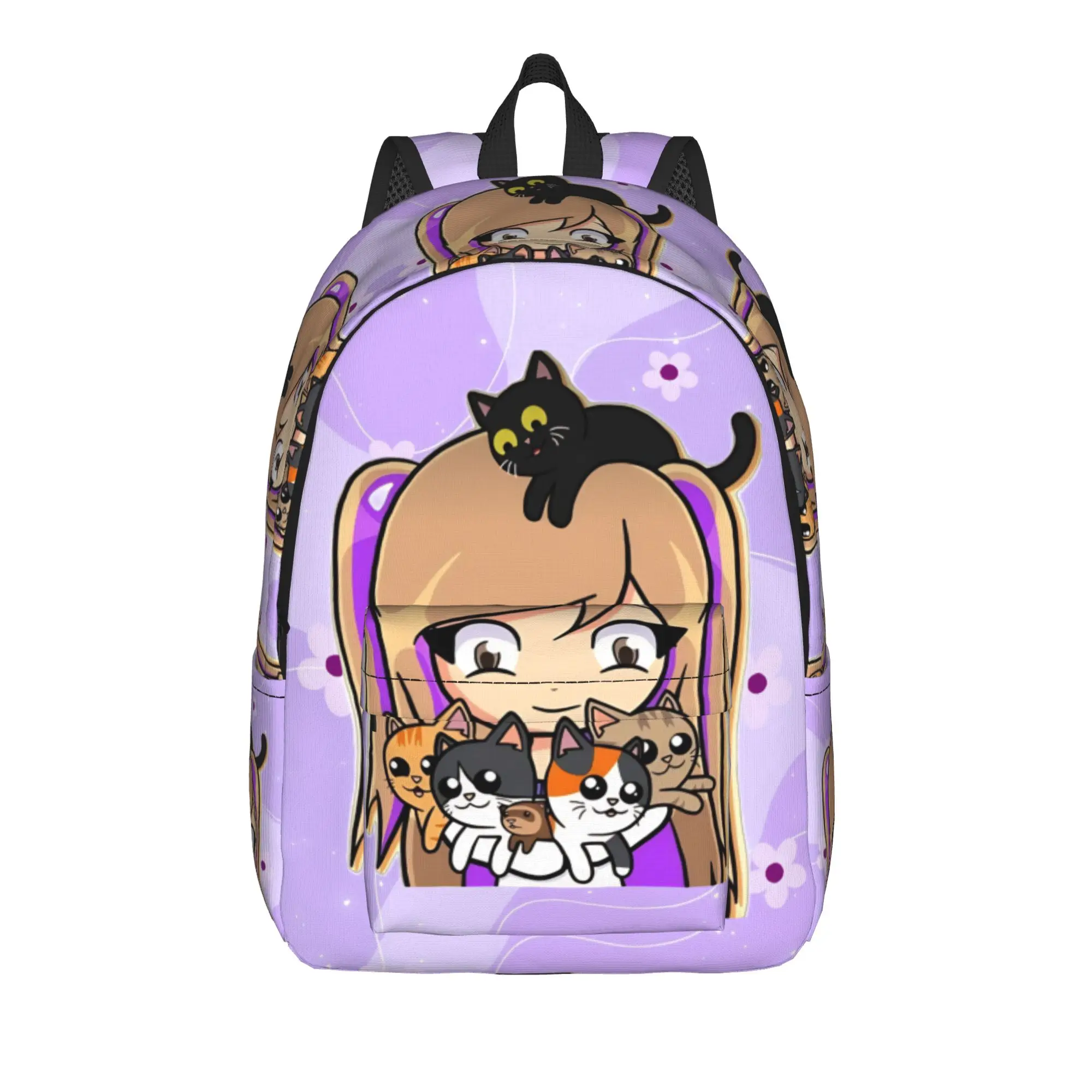 Dense Real Mix Collage Lyna Vallejos  Backpack for Men Women Cool High School Business Daypack  College Shoulder Bag Outdoor