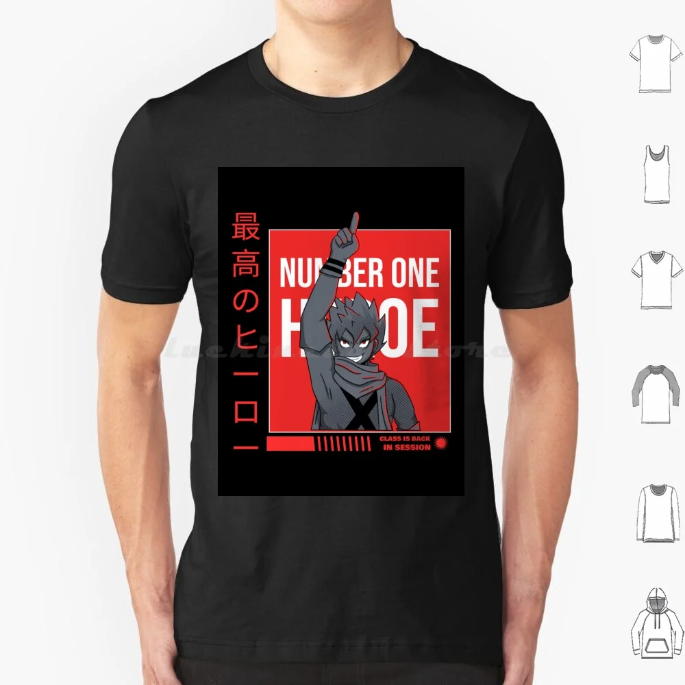 Number One Heroe T Shirt Cotton Men Women DIY Print My Hero Anime Hero Manga Cute Japan Midoriya Quirk Super Superhero Todoroki