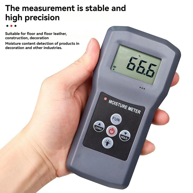 Ms380q medidor de umidade portátil pneumático piso teste de umidade 0-70% detector de conteúdo de umidade para parede de concreto