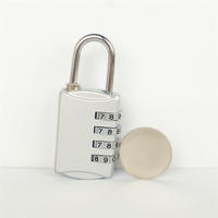 New Luggage Security Coded Lock Travel Customs Suitcase Locks Anti-Theft Security 4 Digit Number Combination Pad Lock Padlock