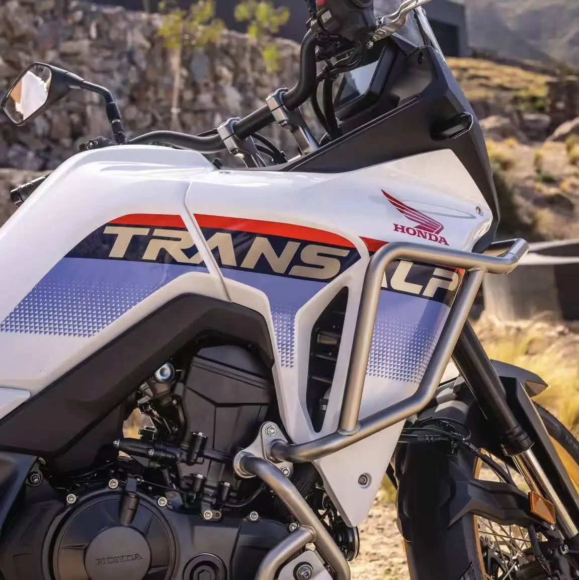 

Fit For Honda XL750 Engine Protector Crash Bar TRANSALP xl 750 Transalp 750 2023 2024 UPPER&LOWER Fairing Frame Protection Bar