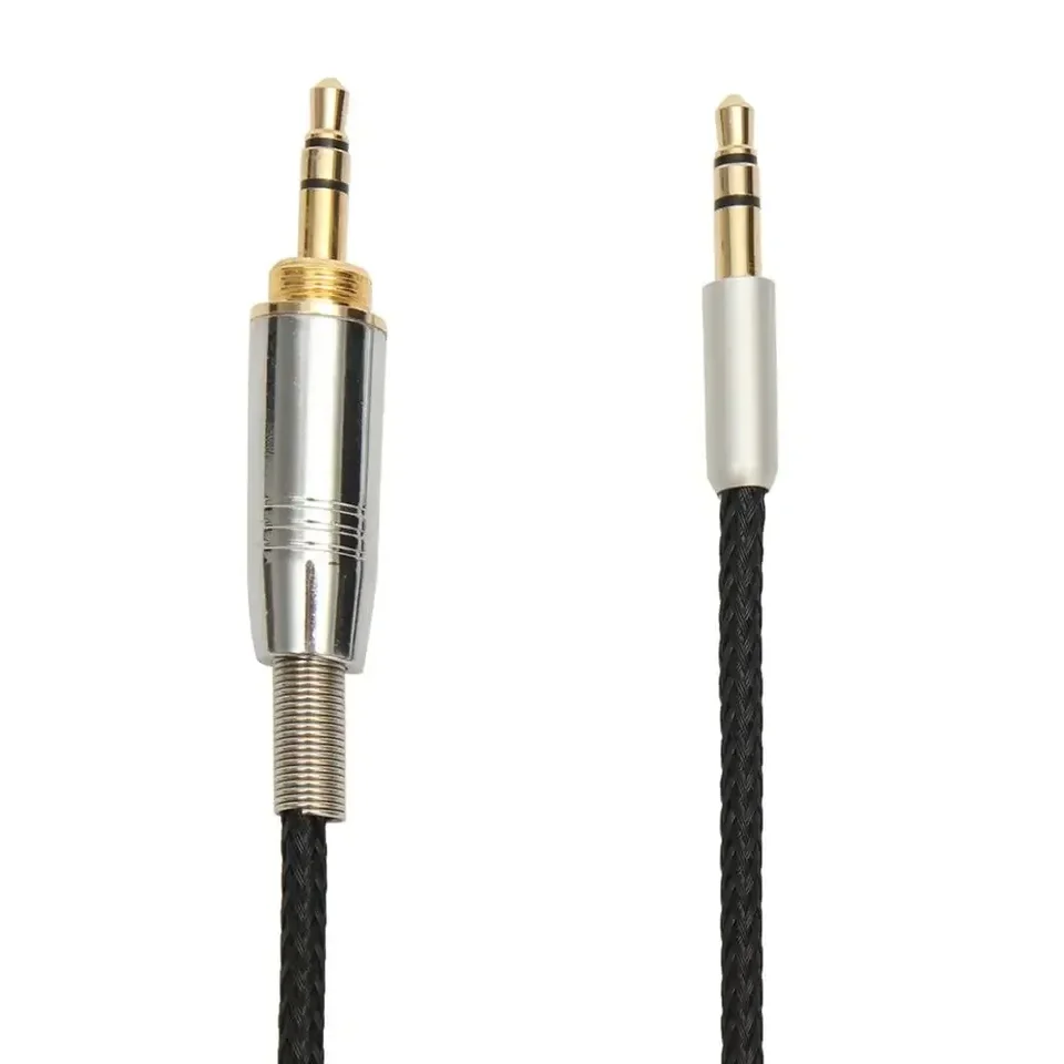 Câble Audio HiFi 2m Compatible Denon AH-MM400 AH-MM300 AH-MM200 - Rallonge Jack 3.5mm