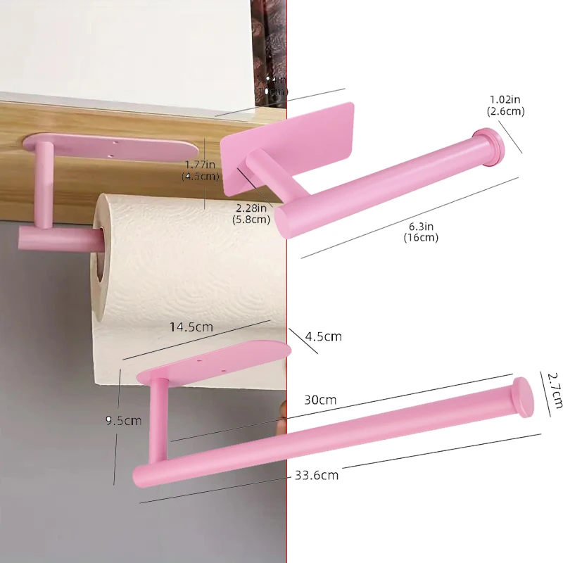 

Держатель для кухонных бумажных полотенец, настенный держатель для бумажных полотенец, держатель для рулона туалетной бумаги, стеллаж для хранения в шкафу, держатель для салфеток