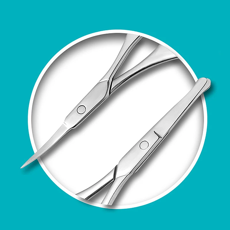 

Eyebrow And Nose Hair Scissors, Comfort-Grip Handles, Facial Hair Grooming, Eyebrow, Nose, Mustache, Beard