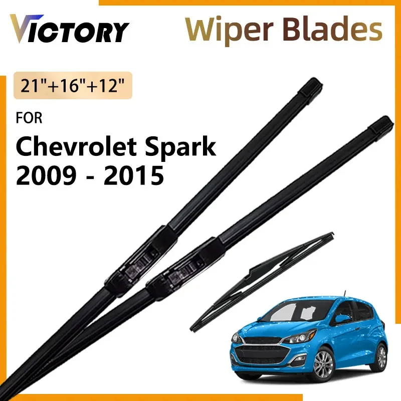 Front Rear Wiper Blade For Chevrolet Spark M300 2009 - 2015 2010 Daewoo Matiz Creative Accessories Windshield Windscreen Brushes