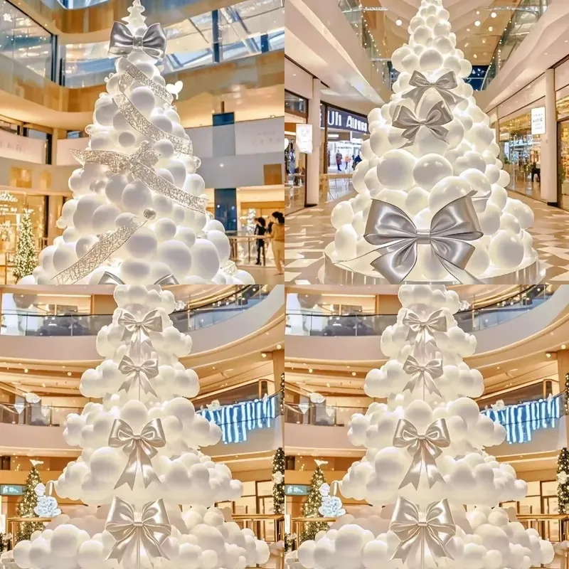 Large luxury indoor and outdoor Christmas tree decorations can be customized for shopping malls