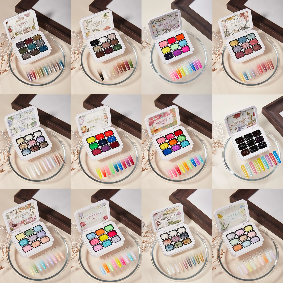 VENDEENI TPO HEMA Free Super Effect 9colors Pat Pat Gel Nail Polish Collection  Wholesale Nail Art Supply