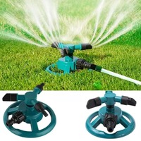 360 Degree Automatic Rotating Water Spray Sprinkler Nozzle Garden Lawn Automatic Sprinkler Garden Watering Irrigation Supplies