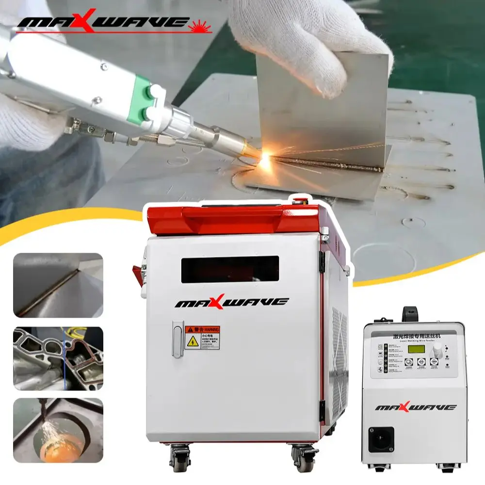 Maxwave Laser Cleaning Machine 1000W 2000W 3000W For Metal Rust Paint Oil Removal From Construction Parts Trucks Easy Operation