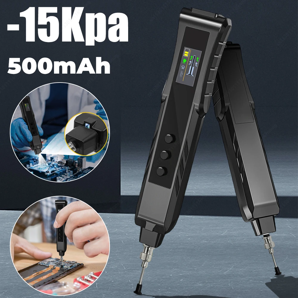 Electric Vacuum Sucking Pen Anti-static Suction Picker Up Hand Tool Vacuum Suction Pen for IC SMD Precision Component Placement