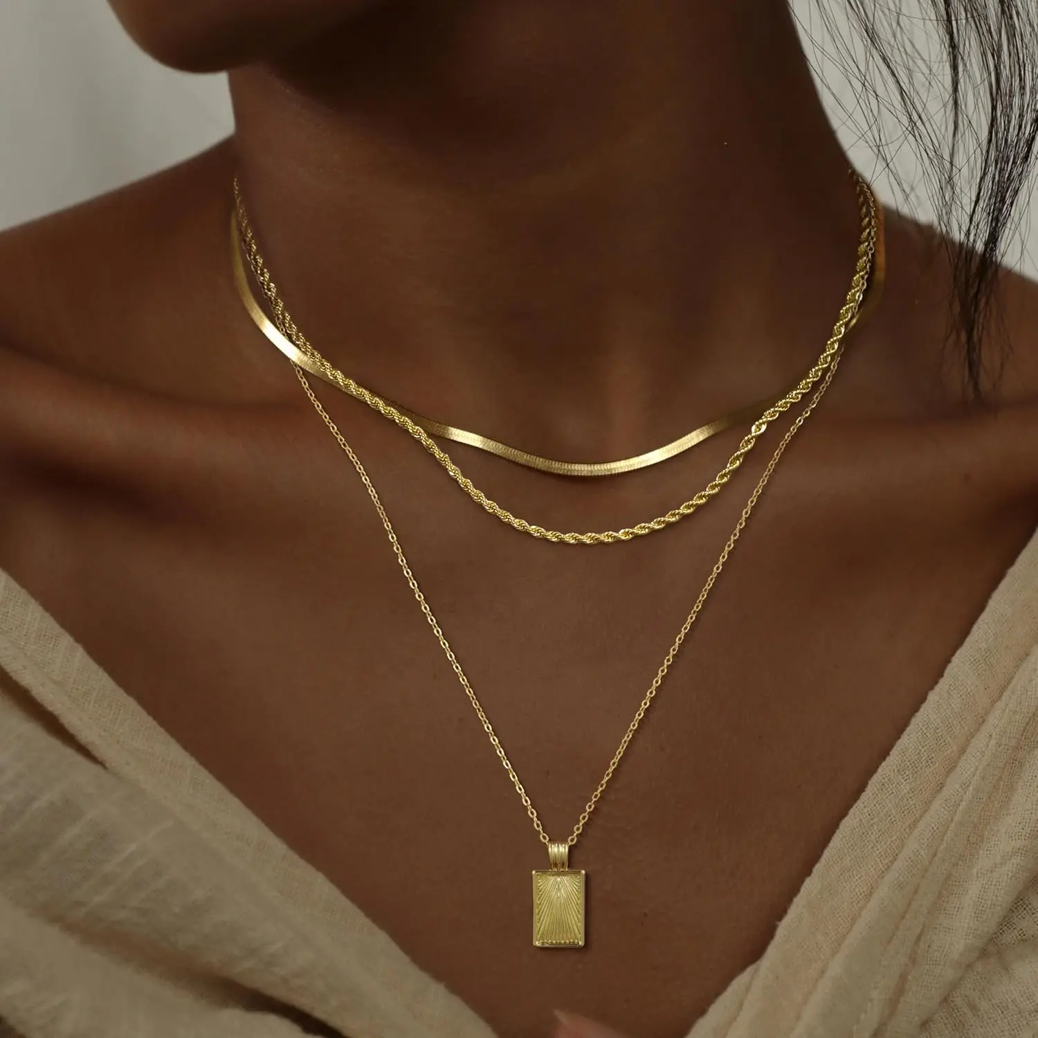 Thumbnail 3 - #80 Latest Layered Chain Necklaces Offers