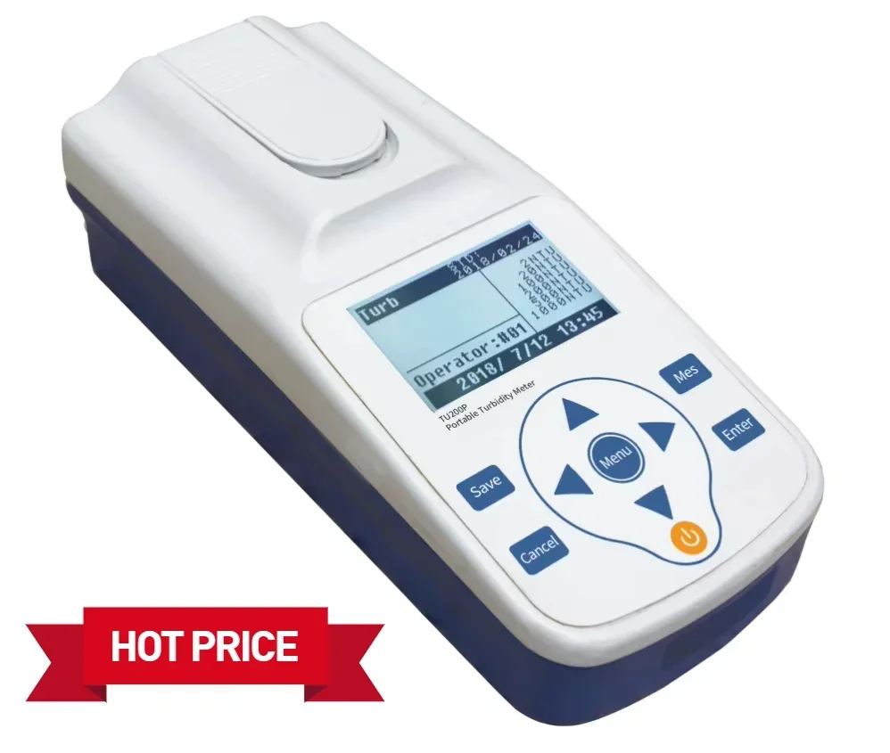 TU200P High Accuracy 0~20.00 20.0~200.0 200~1000 NTU Automatic Portable Turbidity Meter