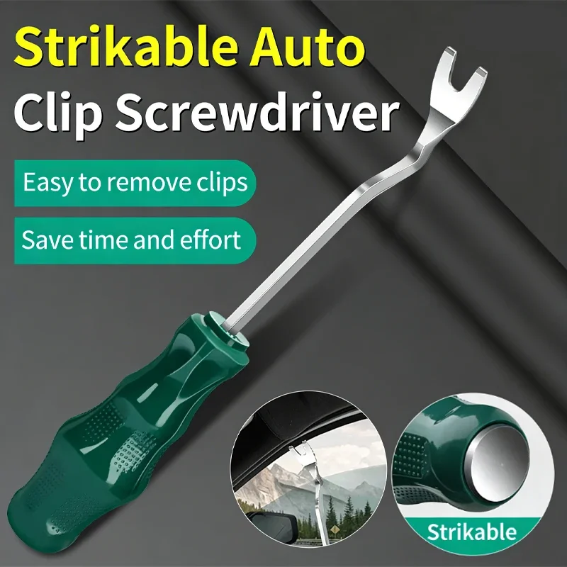 

Car Door Clip Removal Tool Trim Panel Fastener Remover Pry Bar Interior Upholstery Disassembly Kit for Auto Repair and Maintenan
