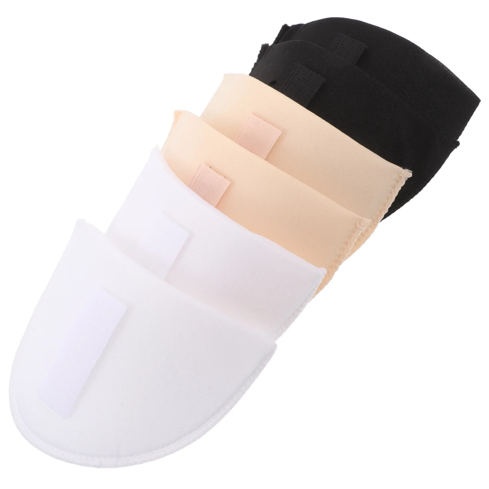 6 peças almofadas de ombro de esponja inserções removíveis macias para mulheres homens jaquetas casacos melhoram a estrutura conforto antiderrapante