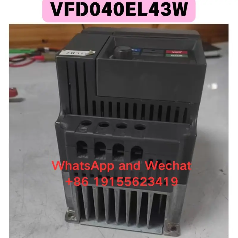 

Used VFD040EL43W Frequency converter Functional test OK Fast delivery