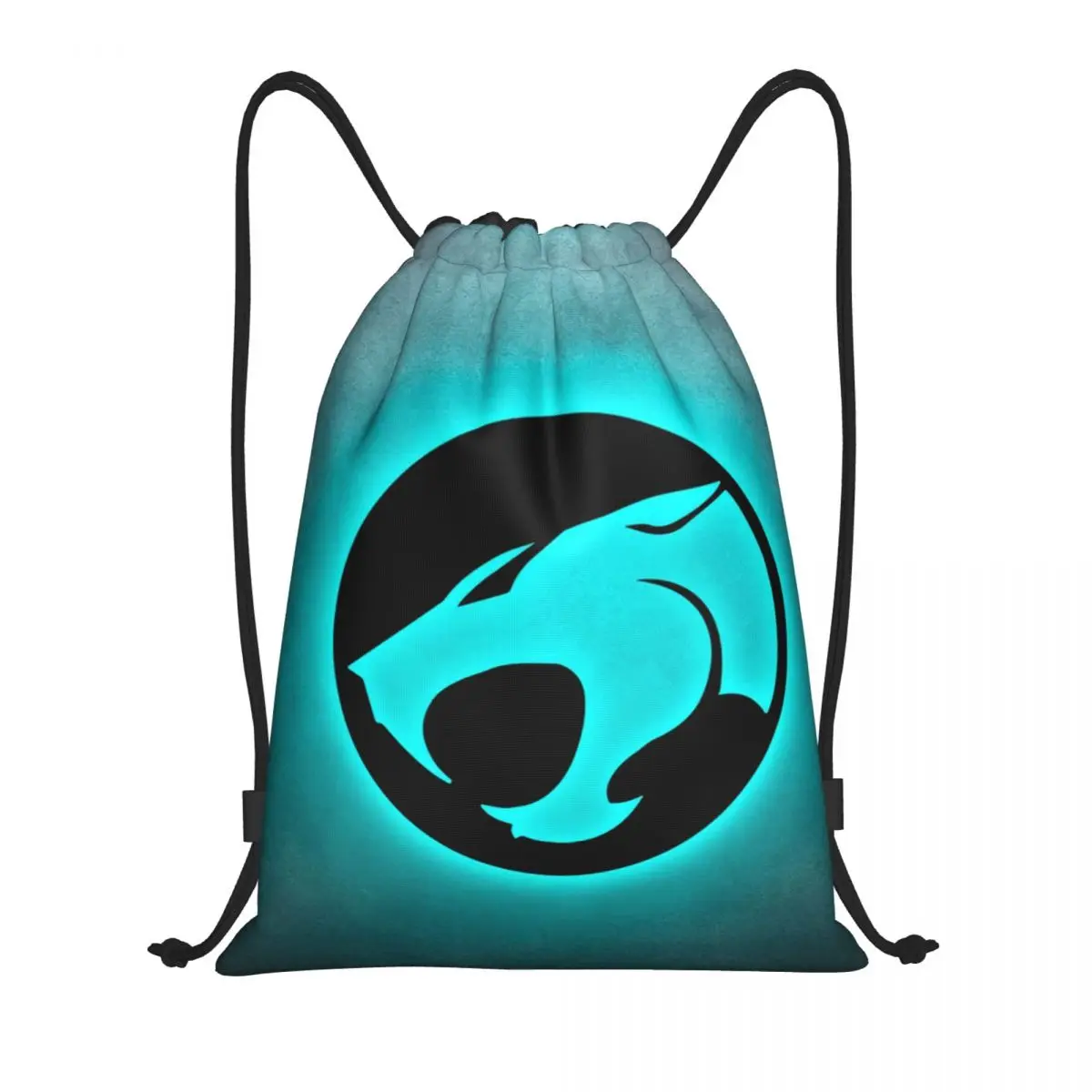 Custom Thundercats Drawstring Bags Women Men Foldable Sports Gym Sackpack Cartoon Anime Shopping Storage Backpacks