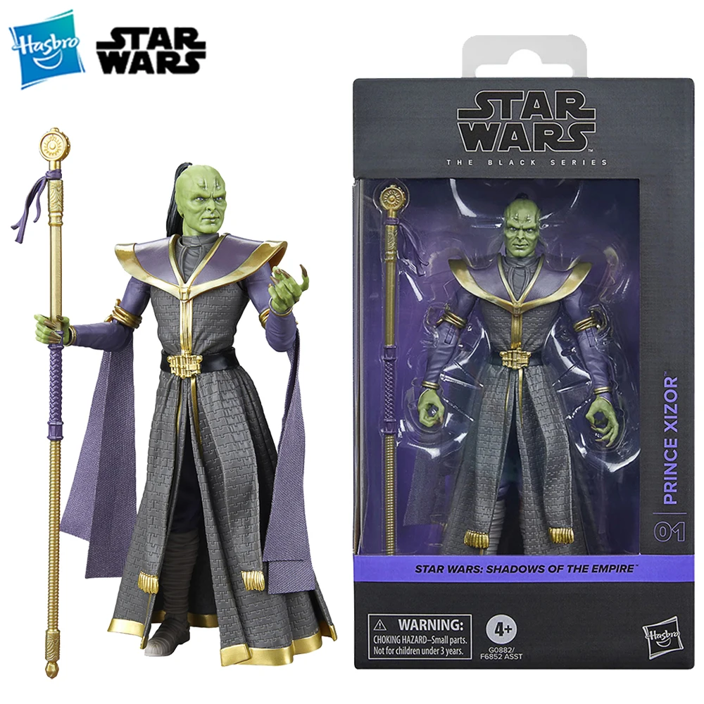 

[В наличии] Оригинальный Hasbro Star Wars The Black Series Prince Xizor (SHADOWS OF THE EMPIRE) 15 см аниме-фигурка модель игрушки