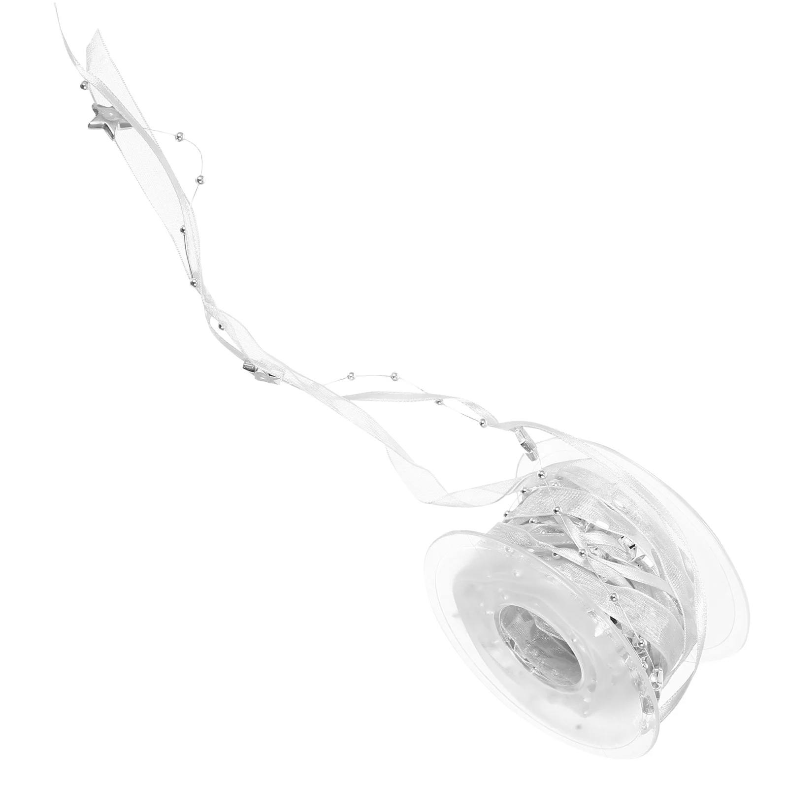 

Hanging Beads Wrapping Ribbons for Crafts Christmas Tree Holiday Party Decorations Presents Wreaths