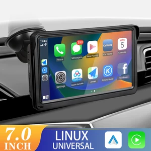 7 inch portable carplay Android Auto Car Radio Multimedia video breeding screen Bluetooth 5.0 with USB aux 8 Main Sales Car Screen - №2