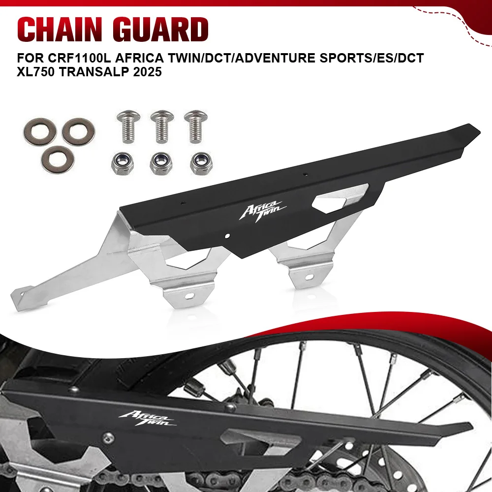 

Motorcycle Chain Guard Cover Sprocket Protector For HONDA CRF1100L Africa Twin/DCT/Adventure Sports/ES/DCT XL750 Transalp 2025