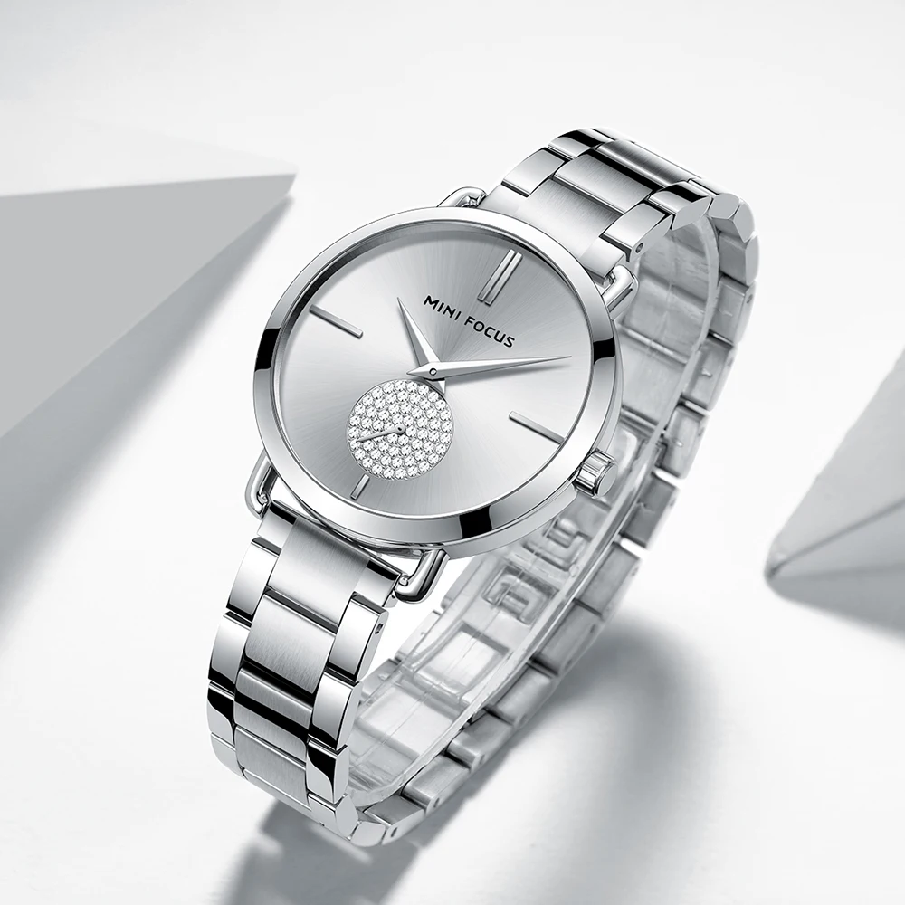 

Luxury Women Watches 2026 New Stylish Silver Minimalist Business Ladies Quartz Watch Breathable Leather Steel Clock Reloj Mujer