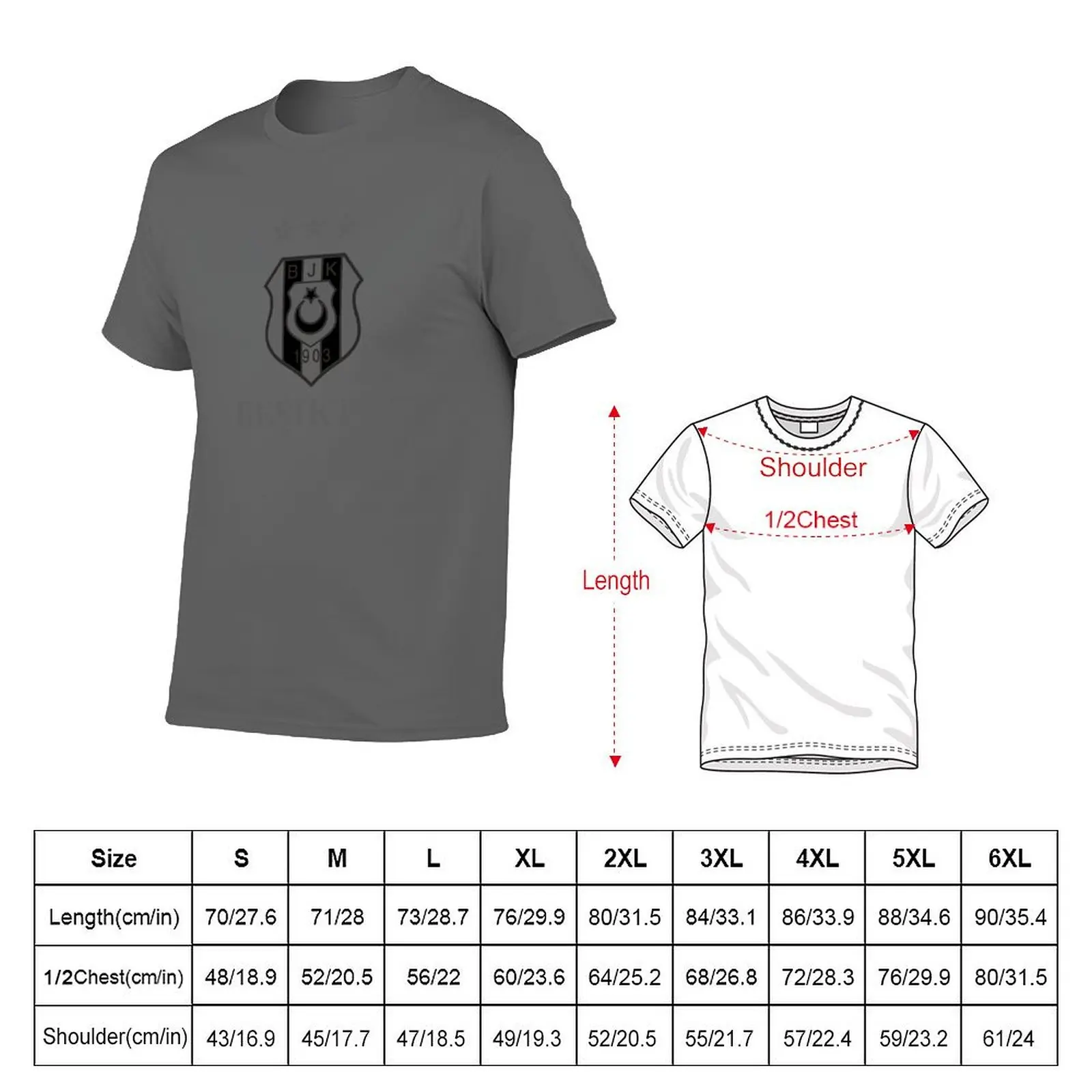Besiktas - Be?ikta? Istanbul 1903 T-Shirt t shirt for man man t shirts for men casual T-Shirt