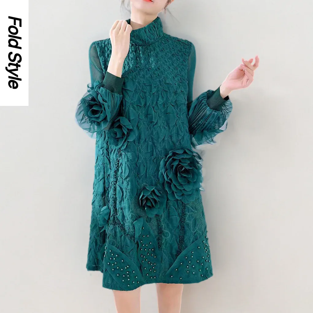 

2024 Spring and Autumn Seasons Three Houses Fashion Folded Skirt Children's Embroidered High End Dress Celebrating Red Dress